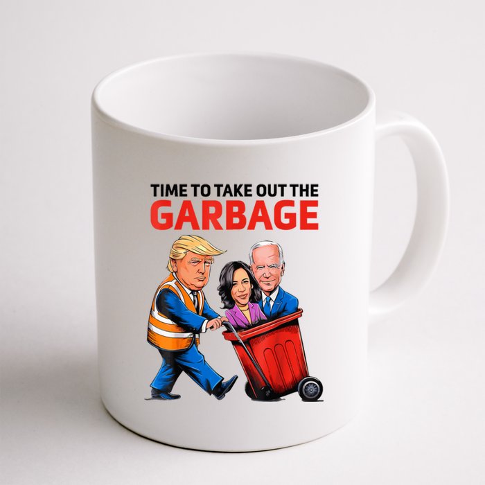 Funny Garbage For Trump 2024 Time To Take Out The Garbage Coffee Mug