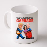 Funny Garbage For Trump 2024 Time To Take Out The Garbage Coffee Mug