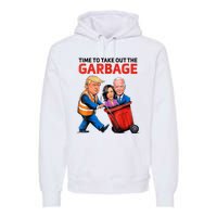 Funny Garbage For Trump 2024 Time To Take Out The Garbage Premium Hoodie