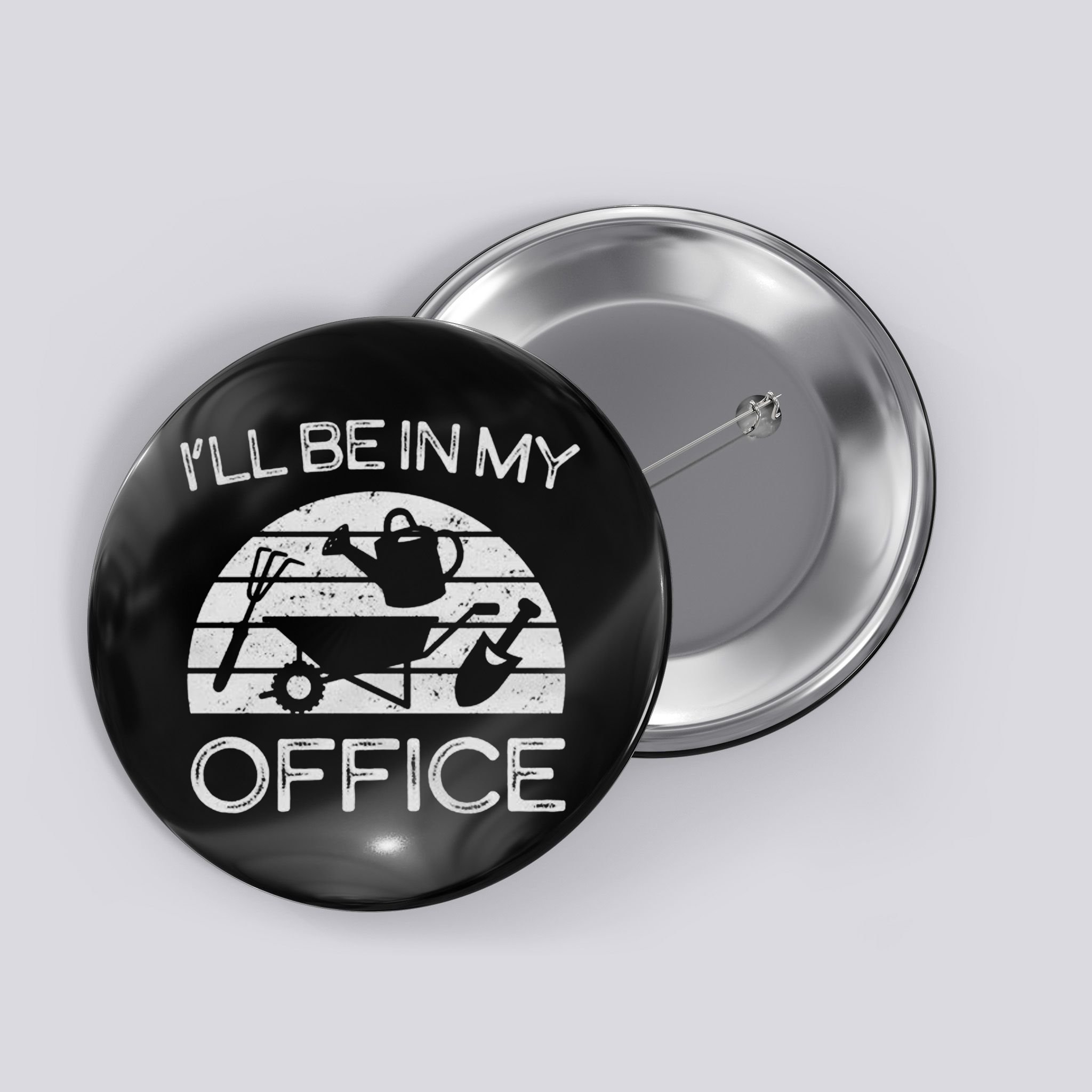 Funny Gardening Button
