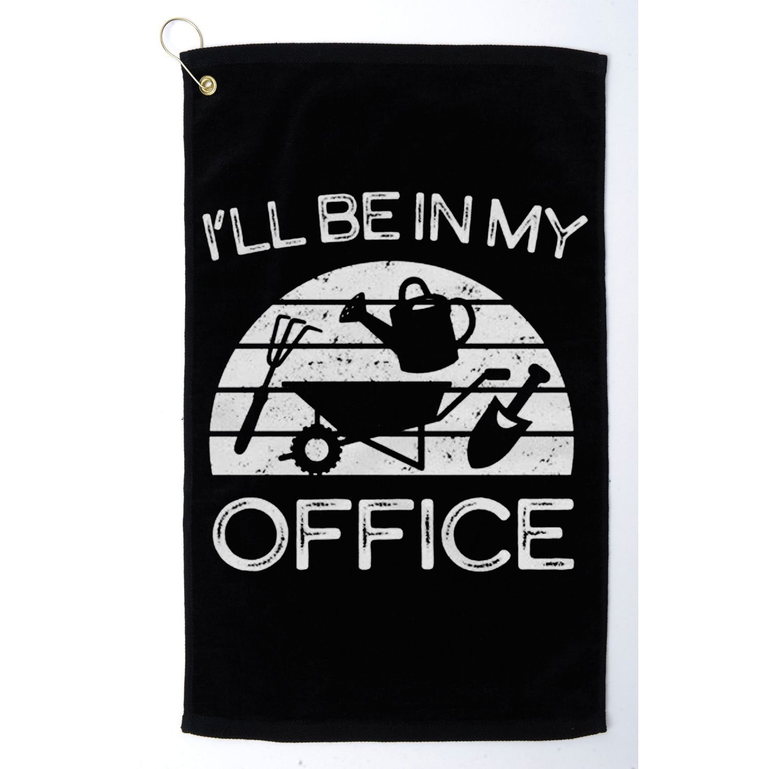Funny Gardening Golf Towel