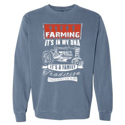 Farmer Gift Funny Farming Gift For Farmers Garment-Dyed Sweatshirt