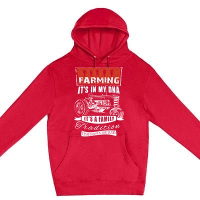 Farmer Gift Funny Farming Gift For Farmers Premium Pullover Hoodie