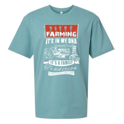 Farmer Gift Funny Farming Gift For Farmers Sueded Cloud Jersey T-Shirt