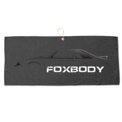 Foxbody Gift For The Stang Enthusiast Large Microfiber Waffle Golf Towel