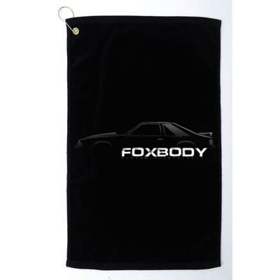 Foxbody Gift For The Stang Enthusiast Platinum Collection Golf Towel