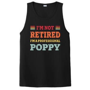 Funny Grandpa For Father Day Retired Poppy Gifts PosiCharge Competitor Tank