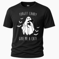 Funny Ghost Forget Candy Give Me A Cat Halloween Performance Shirt