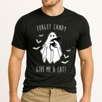 Funny Ghost Forget Candy Give Me A Cat Halloween Performance Shirt