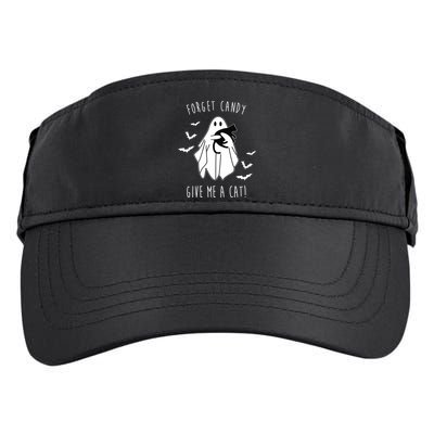 Funny Ghost Forget Candy Give Me A Cat Halloween Adult Drive Performance Visor