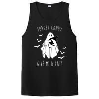 Funny Ghost Forget Candy Give Me A Cat Halloween PosiCharge Competitor Tank