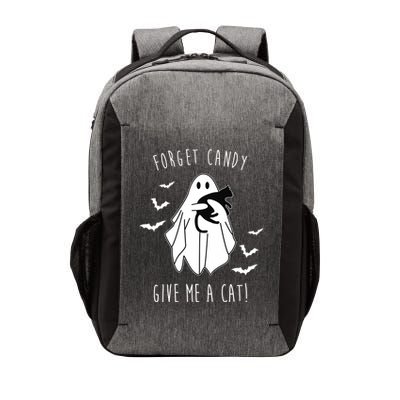 Funny Ghost Forget Candy Give Me A Cat Halloween Vector Backpack