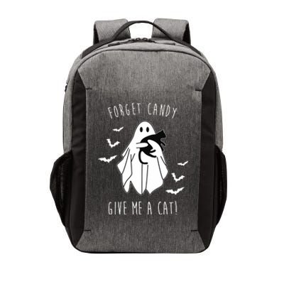 Funny Ghost Forget Candy Give Me A Cat Halloween Vector Backpack