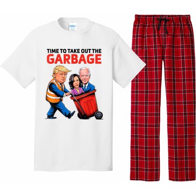 Funny Garbage For Trump 2024 Time To Take Out The Garbage Pajama Set