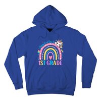 First Grade First Day To School 1St Grade Unicorn Gift Hoodie