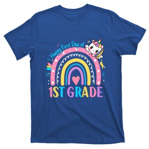 First Grade First Day To School 1St Grade Unicorn Gift T-Shirt