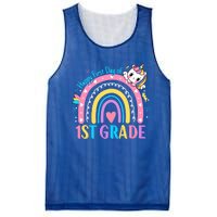 First Grade First Day To School 1St Grade Unicorn Gift Mesh Reversible Basketball Jersey Tank