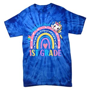 First Grade First Day To School 1St Grade Unicorn Gift Tie-Dye T-Shirt