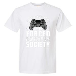 Funny Gamer For Video Gamer Gaming Game Controller Garment-Dyed Heavyweight T-Shirt