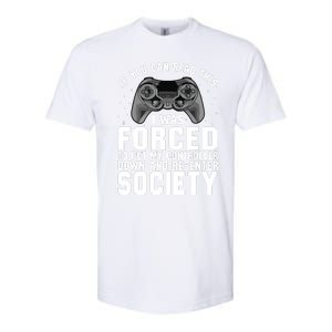 Funny Gamer For Video Gamer Gaming Game Controller Softstyle CVC T-Shirt