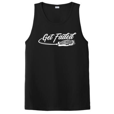 Funny Get Faded Barber Design For Men Dad Hairstylist Lovers PosiCharge Competitor Tank