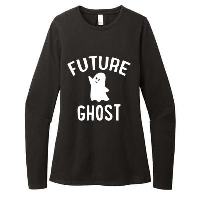 Future Ghost Funny Gift Womens CVC Long Sleeve Shirt