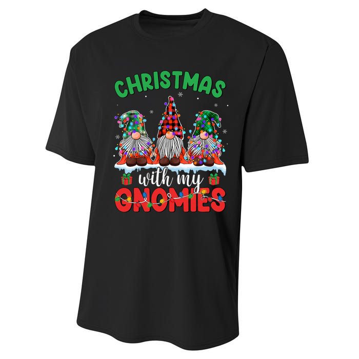 Festive Gnome Family Pajama Set Performance Sprint T-Shirt