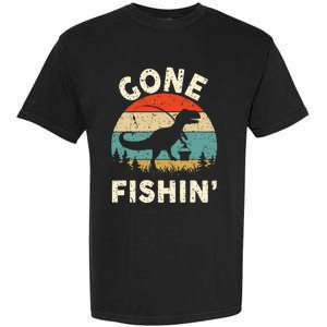 Funny Gone Fishing Garment-Dyed Heavyweight T-Shirt