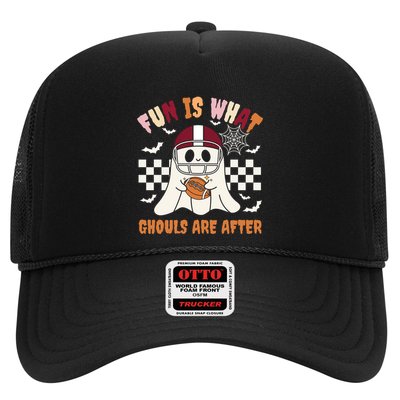 Funny Ghost Football Player Halloween Costume Meaningful Gift Trucker Hat