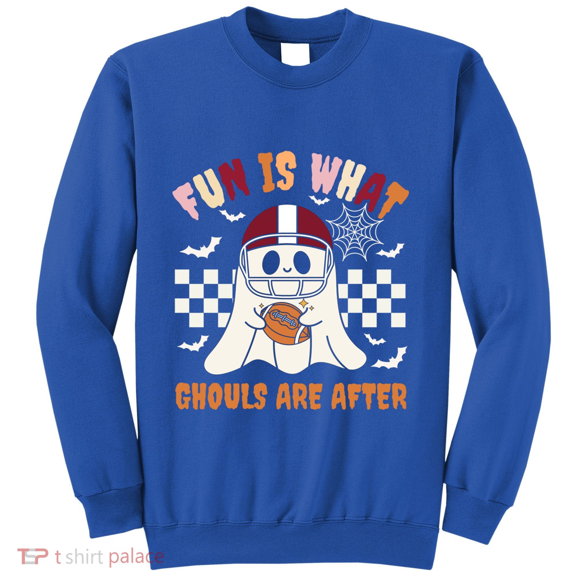 Funny Ghost Football Player Halloween Costume Meaningful Gift Sweatshirt