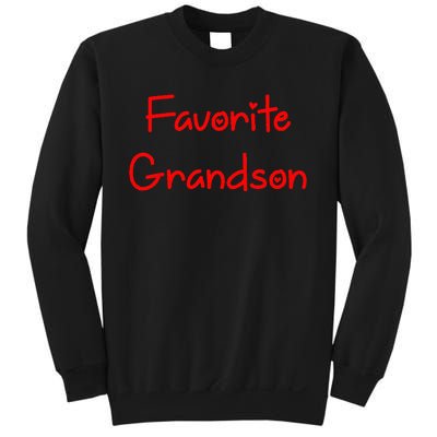 Favorite Grandson Fathers Day Sweatshirt