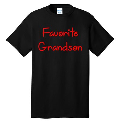 Favorite Grandson Fathers Day Tall T-Shirt