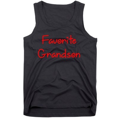 Favorite Grandson Fathers Day Tank Top