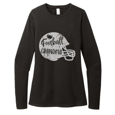 Football Grandma Fun Supportive American Football Grandma Womens CVC Long Sleeve Shirt