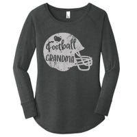 Football Grandma Fun Supportive American Football Grandma Women's Perfect Tri Tunic Long Sleeve Shirt