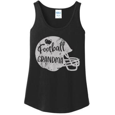 Football Grandma Fun Supportive American Football Grandma Ladies Essential Tank