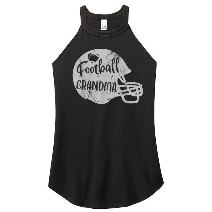 Football Grandma Fun Supportive American Football Grandma Women's Perfect Tri Rocker Tank