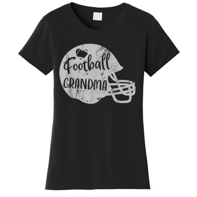 Football Grandma Fun Supportive American Football Grandma Women's T-Shirt