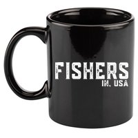 Fishers Gift 11oz C Handle Ceramic Mug