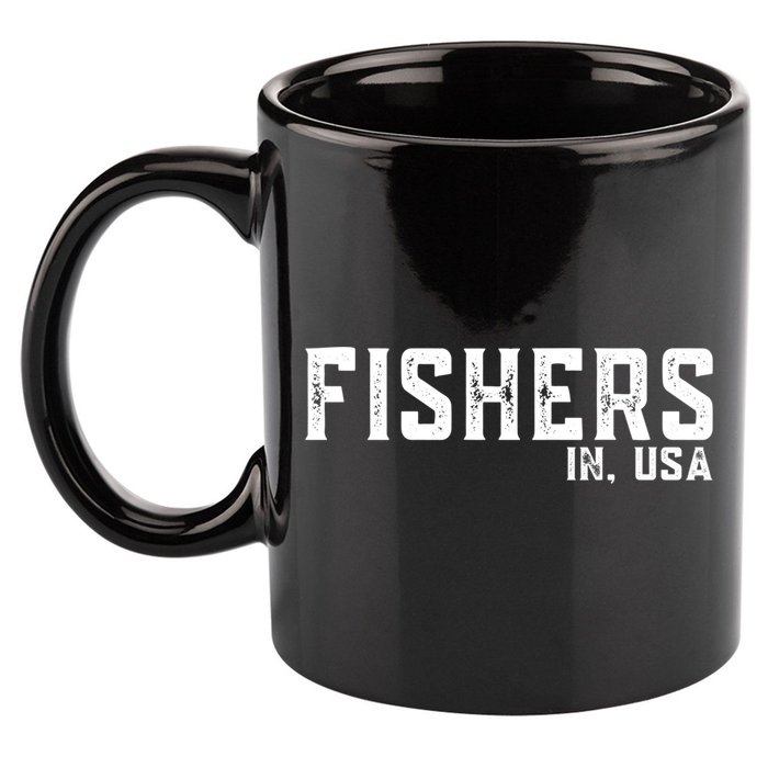 Fishers Gift 11oz C Handle Ceramic Mug