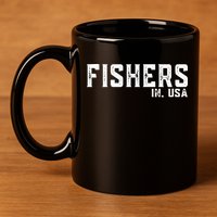 Fishers Gift 11oz C Handle Ceramic Mug