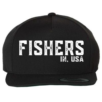 Fishers Gift Wool Snapback Cap