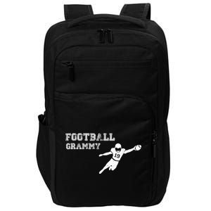 Football Grammy Funny Game Day Kick Off Impact Tech Backpack