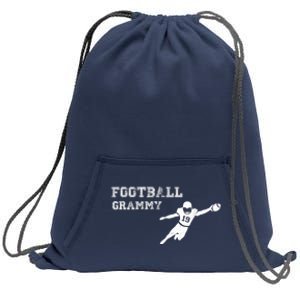 Football Grammy Funny Game Day Kick Off Sweatshirt Cinch Pack Bag