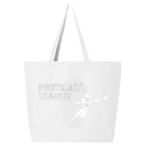 Football Grammy Funny Game Day Kick Off 25L Jumbo Tote