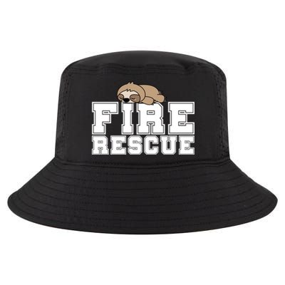 Firefighter Gift Fire Rescue Funny Sloth Gift Tee Gift Cool Comfort Performance Bucket Hat