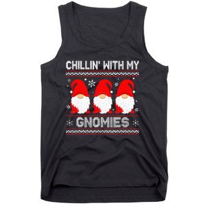 Festive Gnome Family Christmas Matching Outfits Tank Top