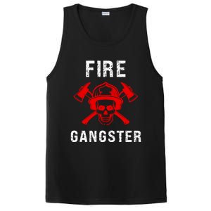 Firefighter Gift Funny Fire Gangster Skull Fire Gift PosiCharge Competitor Tank