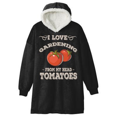 Funny Gardening Funny Gift Meaningful Gift Garden Growing Tomatoes Sweater Hooded Wearable Blanket