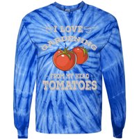 Funny Gardening Funny Gift Meaningful Gift Garden Growing Tomatoes Sweater Tie-Dye Long Sleeve Shirt